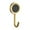 F, variant on 1 Set Hook with Double-Sided Tape Household Hooks Household Hooks For Wall Hanging (D)