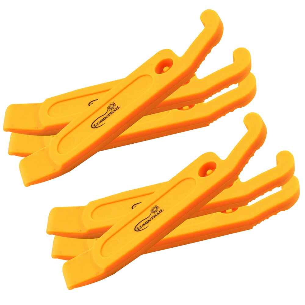 High Strength Bike Tire Levers Set Interlocking w/ Spoke Hook