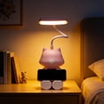 thumbnail image 6 of Lunxisen 1 Pcs Nightlight Reading Desk Lamp with USB Charging Bedside Table Light for Bedroom Decor and Mobile Phone Stand, 6 of 9