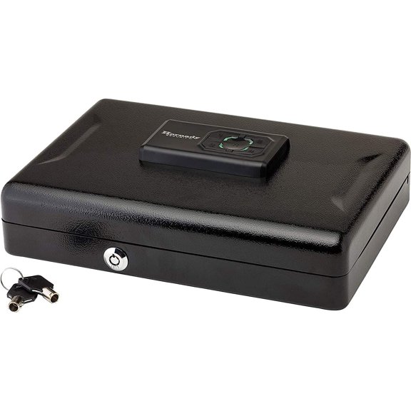 Hornady Handgun Vault Safe 4-6 Keypad Entry Interior Light/Backup Keys Blk