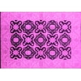 thumbnail image 1 of Ahgly Company Indoor Rectangle Oriental Pink Traditional Area Rugs, 8' x 10', 1 of 4