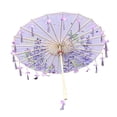 thumbnail image 4 of yuksok Chinese Umbrella Craft Silk Umbrella for Party Events Performance Dance Recitals Style D, 4 of 9