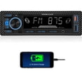 thumbnail image 1 of Radio manos libres Bluetooth UNITOPSCI Single DIN estéreo para coche, 1 of 9