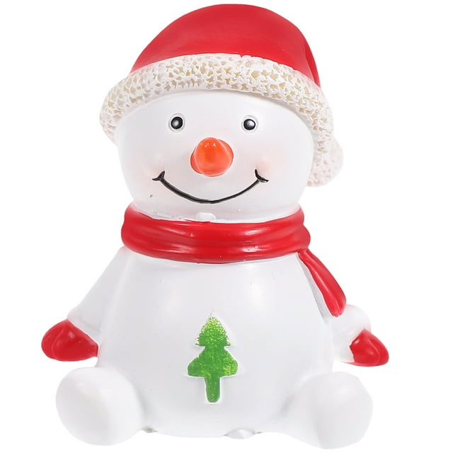 Desktop Christmas Decoration Rein Craft Snowman Delicate Christmas Themed Table Centerpiece