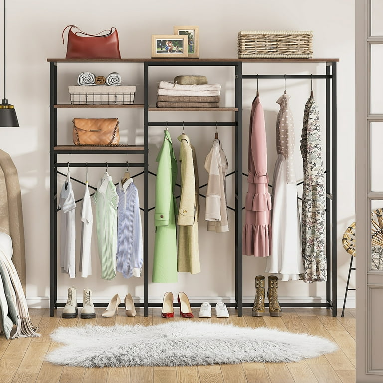 Isa Custom Closet - Double Hanging Clothes Closet System