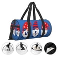 thumbnail image 5 of Bingfone 4th of July Gnomes Print Gym Duffle Backpack for Men Women,Travel Weekender Carry-On Bags with Detachable Back Pack Straps for Traveling Overnight Climb Sports, 5 of 8