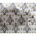 thumbnail image 4 of oneOone Viscose Chiffon Fabric Diamond & Swirl Ikat Decor Fabric Printed BTY 42 Inch Wide, 4 of 4