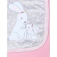 thumbnail image 5 of Gerber Baby & Toddler Girl Embroidered Plush Blanket with Fleece, 5 of 7