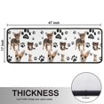 thumbnail image 5 of Kitchen Rugs Sets Of 2,Chihuahua and Footprints Anti Fatigue Kitchen Mat Rugs Non Slip Washable,Decorative Kitchen Floor Mats for Kitchen,Sink,Laundry,17"x47"+17"x47", 5 of 5