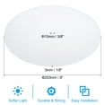 thumbnail image 2 of Difusor de pantalla de acrílico duradero Uxcell de 8" de diámetro con agujero central de 3/8" para oficina en casa, se adapta a aberturas de 8.5-10", 2 of 7