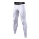 thumbnail image 5 of Pantalones deportivos para hombre - Diseño con paneles, transpirables y elásticos, ideales para entrenamiento y running. Talla 3XL en blanco. #6030, 5 of 6