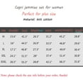 thumbnail image 5 of Ensembles de Pyjama pour Femmes, Hauts de Nuit avec Pantalons Capri, 5 of 5