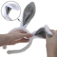 thumbnail image 3 of TOPTIE 12 PCS Easter Bunny Ears Headbands, Rabbit Ear Hair Band for Christmas, Dress Up Costume Accessory, 3 of 6
