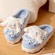 thumbnail image 5 of Sanrio Hello Kitty casa zapatilla peluda dibujos animados Kuromi Cinnamoroll Yk2 mujeres invierno zapatillas antideslizantes de felpa chica lindos zapatos planos, 5 of 5