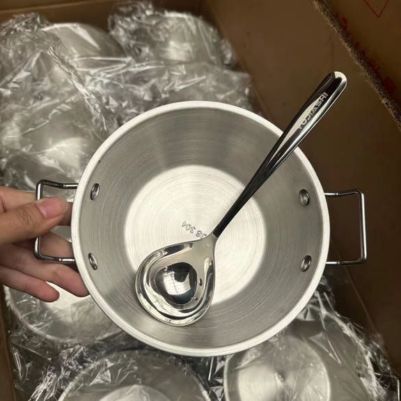 Food-Grade 316 Stainless Steel Korean Rice Wine Bowl Set, Extra-Thick Design with Ladle, Multi-Purpose Household Snack Serving Bowls