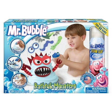 Mr. Bubbles Mr. Bubble Bathtub Monsters Bath Play Se