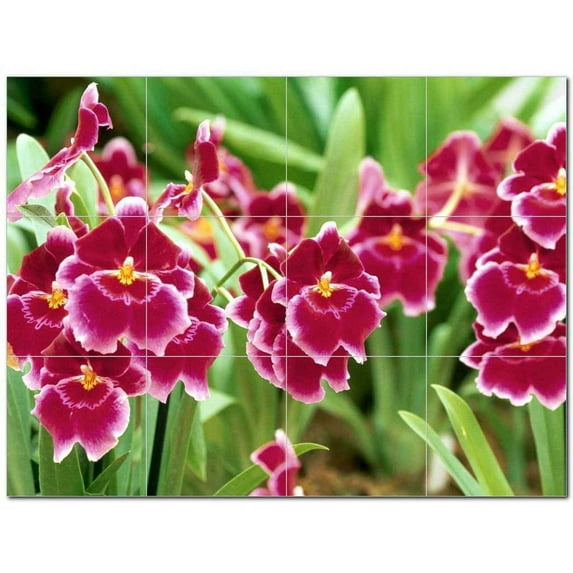 Flower Photo Ceramic Tile Mural Kitchen Backsplash Bathroom Shower 404904-L43