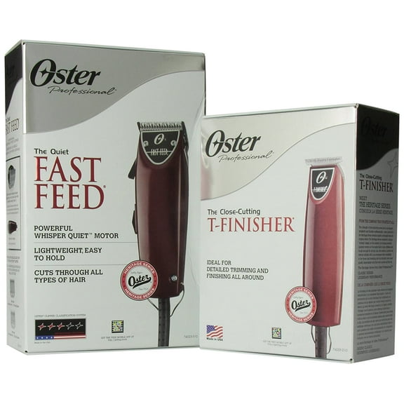 Oster Fast Feed Clipper & T-finish Trimmer Combo