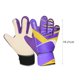 thumbnail image 4 of Guantes de portero de fútbol para adultos, antideslizantes, prácticos, con protección para los dedos. Púrpura, 4 of 9
