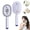Purple, variant on Collapsible Ceiling Fan for Cruise, Silent USB Powered Ceiling Fan with Remote Control Timing 4 Speed, Collapsible Ceiling Fan for Camping Cruises
