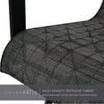 thumbnail image 5 of Grand Patio Swivel Bar Stools Set of 2 for Bistro, Garden, Porch, Black&Grey Plaid, 5 of 9