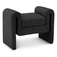 thumbnail image 1 of Meridian Furniture Stylus Black Fabric Bench, 1 of 7