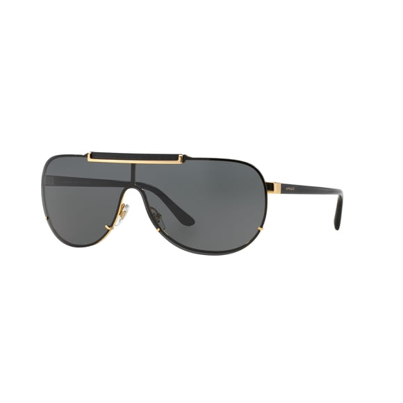 Versace VE 2140 1002/87 - Black Gold/Grey by Versace for Men - 40-14-135 mm Sunglasses Versace Versace