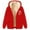 zb-Red, variant on Hvyesh Women Winter Hoodies Zip Up Fleece Sherpa Lined Jackets Warm Graphic Print Plush Sweatshirts Jacket with Pockets