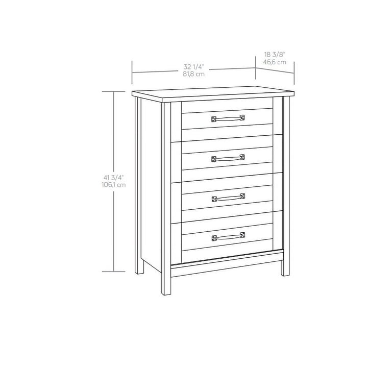 modern 4 drawer dresser instructions (3 pack) Better Homes & Gardens Modern Farmhouse 4-Drawer Dresser, Rustic  Gray Finish