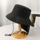 thumbnail image 2 of Sombrero de pescador fino de verano Sombrero plegable para el sol: tela, secado rápido, protección UV, gorra para almacenamiento en viajes y excursiones al aire libre, 2 of 5