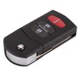 thumbnail image 4 of Essen 3 Button Remote Key Fob Shell for Mazda 3 5 6 MX-5 Miata CX-7 CX-9 RX-8 CX-9, 4 of 6