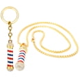 thumbnail image 1 of 1 juego de colgante de collar, llavero de aleación, llavero colgante, llavero de peluquero, 1 of 6