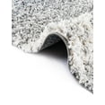 thumbnail image 7 of Unique Loom Hygge Shag Collection Area Rug - Gradient (2' 2" x 6' Runner Blue/Beige), 7 of 7