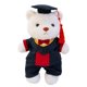 thumbnail image 2 of Peluche oso de graduación | Animal de peluche suave de 30cm | Regalo para graduados de licenciatura y doctorado | Recuerdo lindo para compañeros de clase | Muñeco conmemorativo | 1 pieza | Algodón, 2 of 6