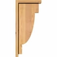 thumbnail image 3 of 5 1/2"W x 10"D x 22"H Alpine Smooth Corbel w/Backplate, Western Red Cedar, 3 of 9