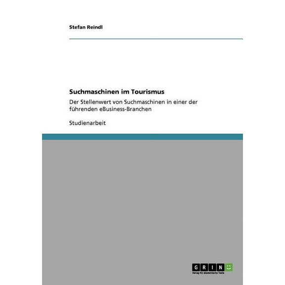 Suchmaschinen Im Tourismus - Paperback