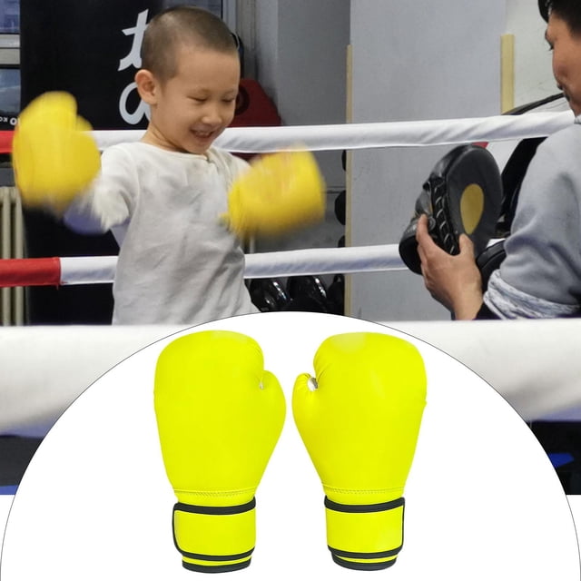 Guantes de boxeo para niños perfecl 4 guantes de sparring para niñas y niños Cuero PU