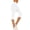 White, variant on Qiopertar Women's Summer Fashion Two Piece Skirt Yoga Pants High Waist Elastic Waist Casual Comfy Sporty Capri Leggings for Vacation Beach Travel, Gray XXL