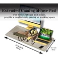thumbnail image 3 of Desktop Mat Horses Computer Pad, Large Mouse Pads Desk Mat for Men Mouse Pad for Men, Computer Desk Decorations Waterproof Non-Slip Rubber Base, 35.4 X 15.7 inch for Work/Game/Office/Home, 3 of 6