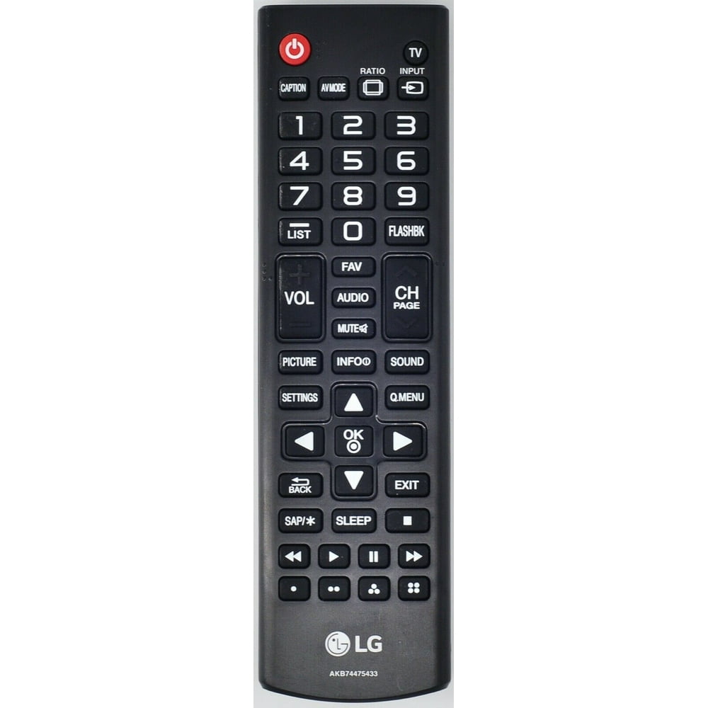 Replacement LG AKB74475433 Smart TV Remote Control Compatible with LG 42LX330C, 42LX530S