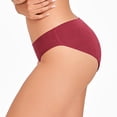 thumbnail image 4 of Scyoekwg Women's Period Panties Plus Size Solid Color Ladies Underwear Soft Breathable Briefs For Daily Menstrual (Red,XXXL), 4 of 6