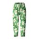 thumbnail image 3 of Pantalones de Mujer Traje Verano Cómodo de Moda Impreso Pantalones Recortados, Pantalones Elásticos Casuales, 3 of 5