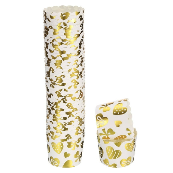 Silicone Cupcake Molds- 12 Pack Reusable Baking Muffin Cups, Non-Stick ...