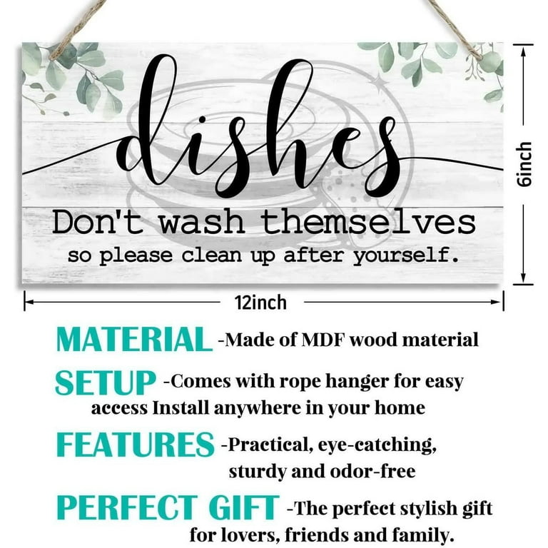 dishes-don-t-wash-themselves-so-please-clean-up-after-yourself-sign-funny-rustic-kitchen-decor-for-counter-farmhouse-kitchen-sign-kitchen-decoration-for-kitchen-wall-decor-kitchen-counter-decor-walmart-com for Free Printable Clean Up After Yourself Signs Dishes Don'T Wash Themselves So Please Clean Up After Yourself. Sign, Funny Rustic Kitchen Decor For Counter, Farmhouse Kitchen Sign, Kitchen Decoration For Kitchen Wall Decor, Kitchen Counter Decor. - Walmart.com for Free Printable Clean Up After Yourself Signs