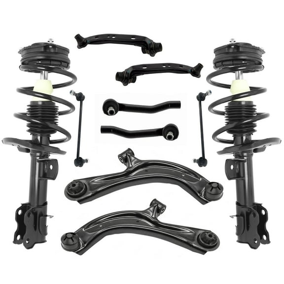 Front Complete Struts Control Arms Tie Rods & Links For Nissan Sentra 2013-2019
