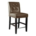 thumbnail image 1 of CorLiving Antonio Counter Height Barstool in Bonded Leather, 1 of 4
