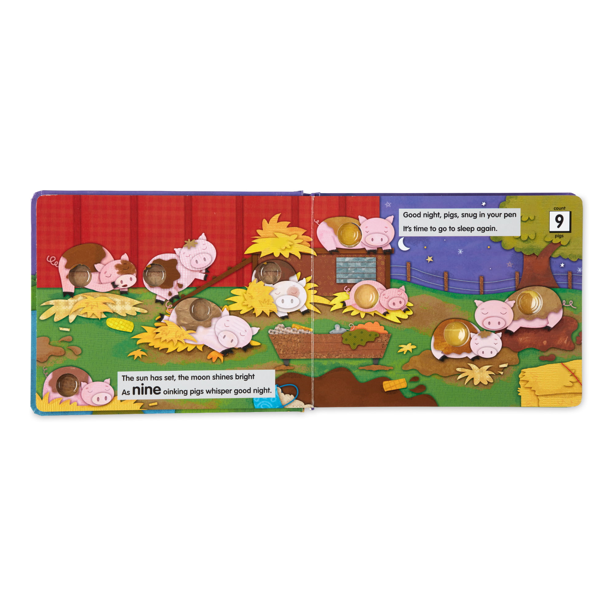 Melissa & Doug Children's Book - Poke-a-Dot: Goodnight, Animals (Board Book  with Buttons to Pop) 
