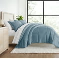 thumbnail image 6 of All Season Ultra Soft Comforter Set Lightweight Bedding in Soft Stripe for Full/Queen Size by Comfort Canopy, 6 of 14