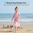 thumbnail image 3 of Girls 2pcs Fish Tail Skirt Swimwear Cosplay Swimsuit Scale Print Swim Top Bathing Suit Kids Girls 4Y, 3 of 9