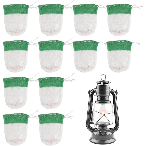 12Pcs Upgrade Camping Lantern Accessories, Camping Lantern Mantles for Coleman Standard String Tie